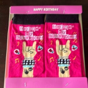 Rockin my Birthday Socks